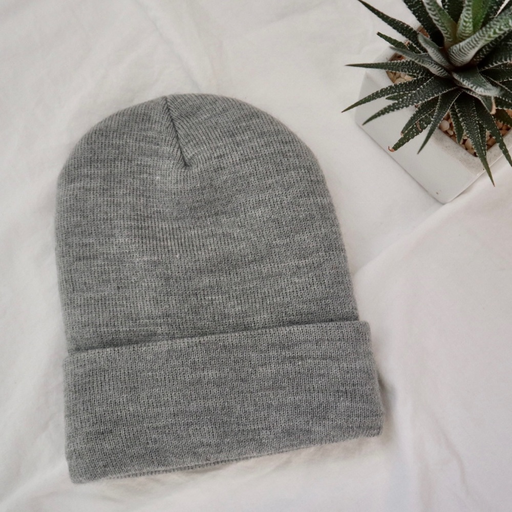 AMERICAN APPAREL Gender-Neutral Grey Toque